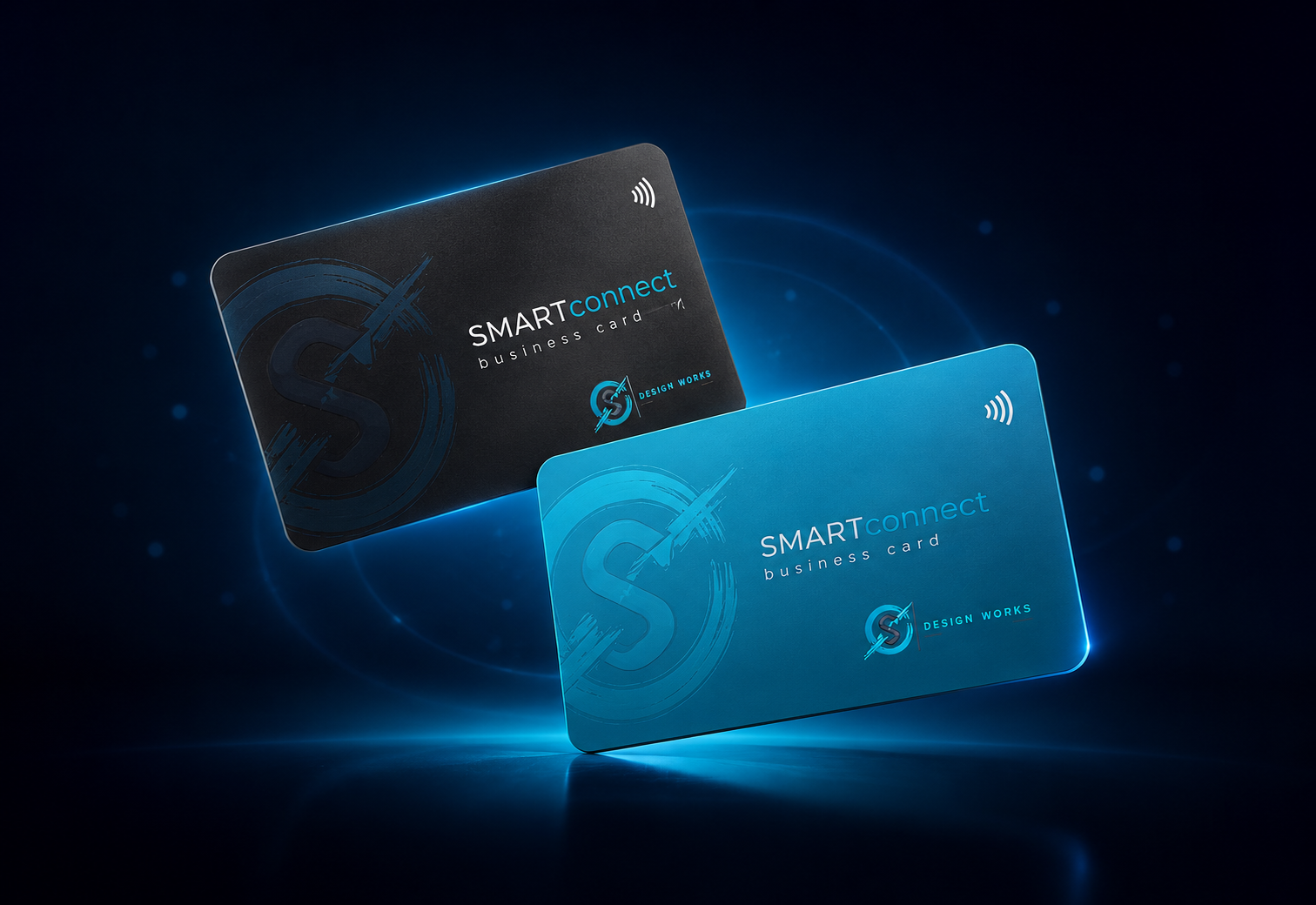 SMARTcard NFC business card mockup