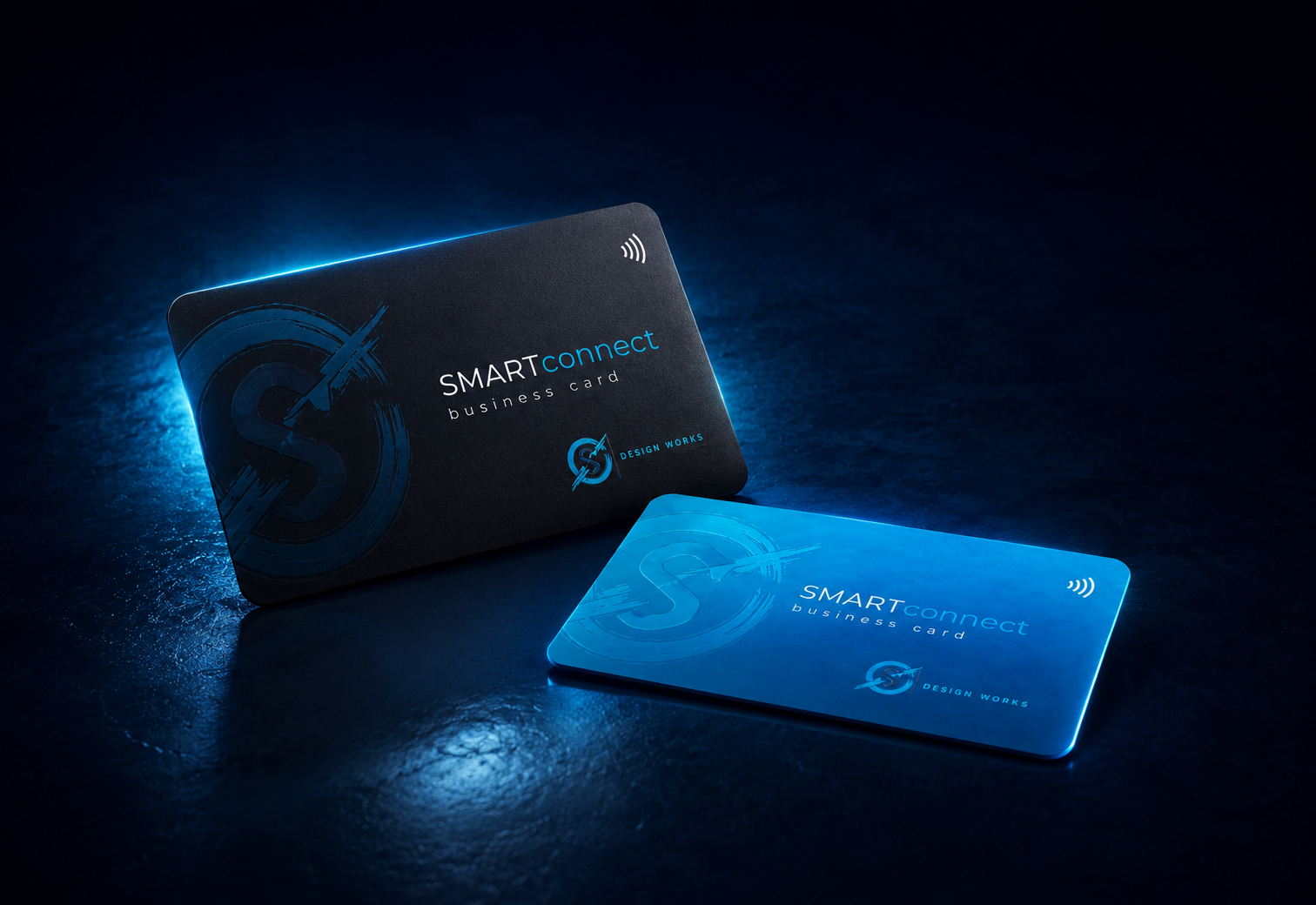 Physical NFC SMARTconnect cards mockup